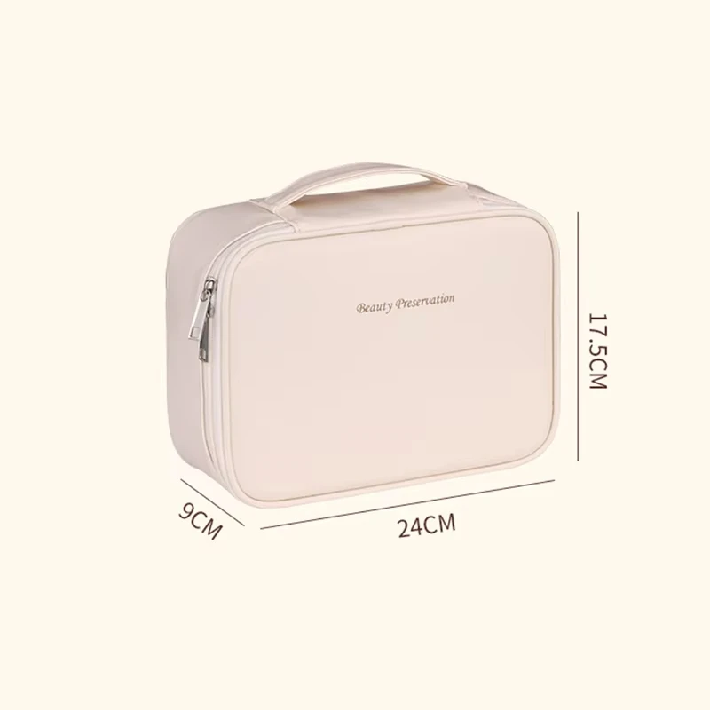 Women's Makeup Bag Large Capacity Double Layer Cosmetic Bag Waterproof Toiletry Pouch Cosmetics Organizer Travel Essentials 3