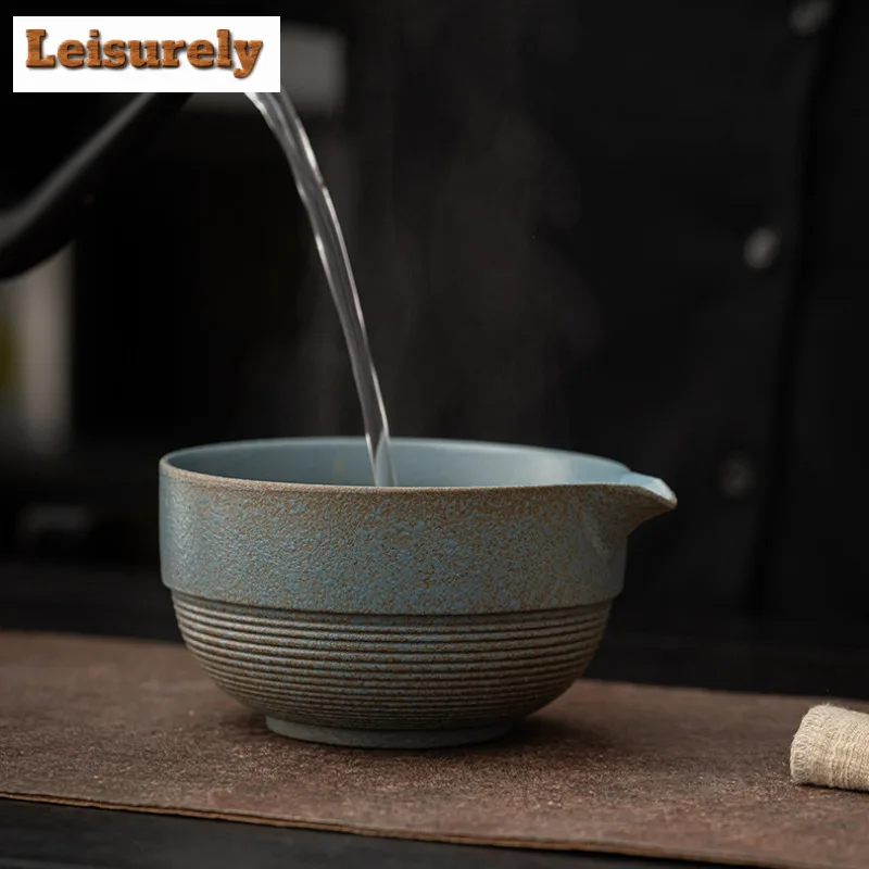 Japanese Coarse Pottery Matcha Tea Set Bamboo Tea Brush Ceramic Tea Bowl Composition Chinese Traditional Tea Tools Holiday Gifts