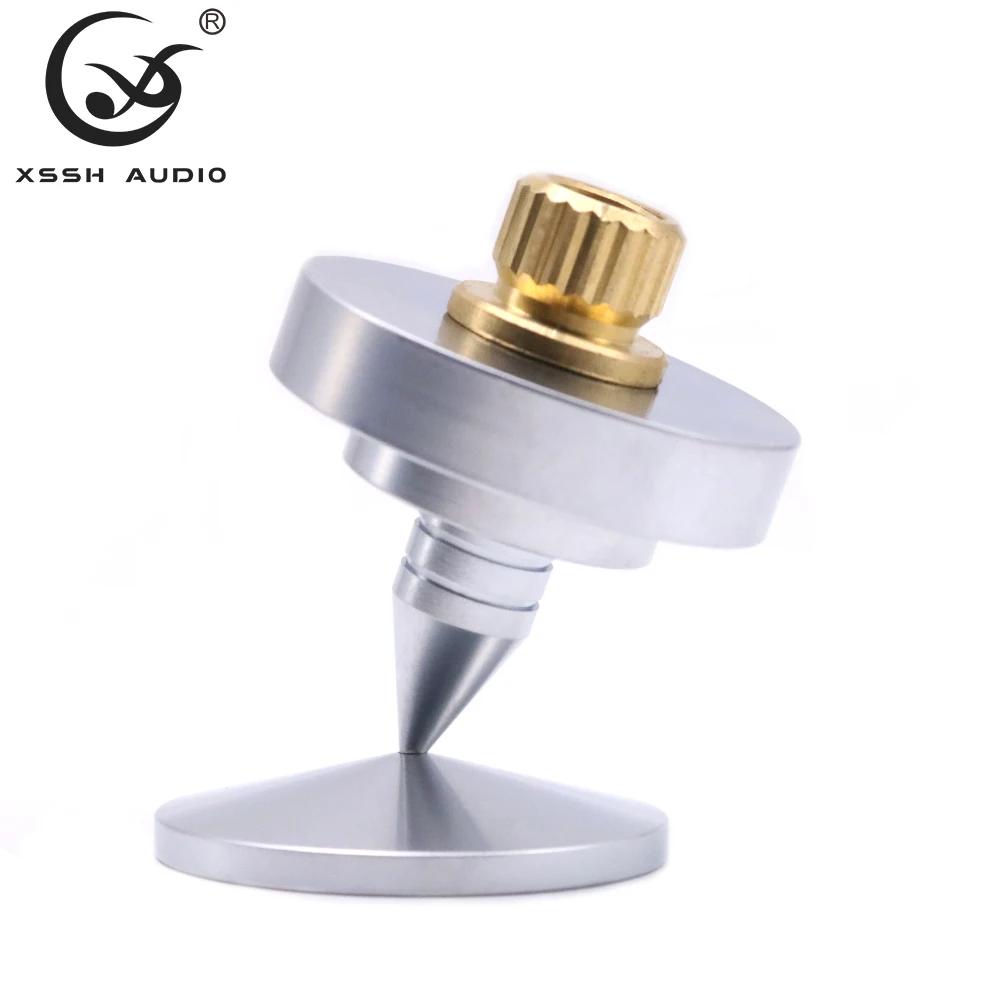 4pcs Spikes CD Stand Feet HIFI XSSH Audio Accessories Tripod Fever Special Speaker Shock Proof Magnetic Isolation Spike | Электроника