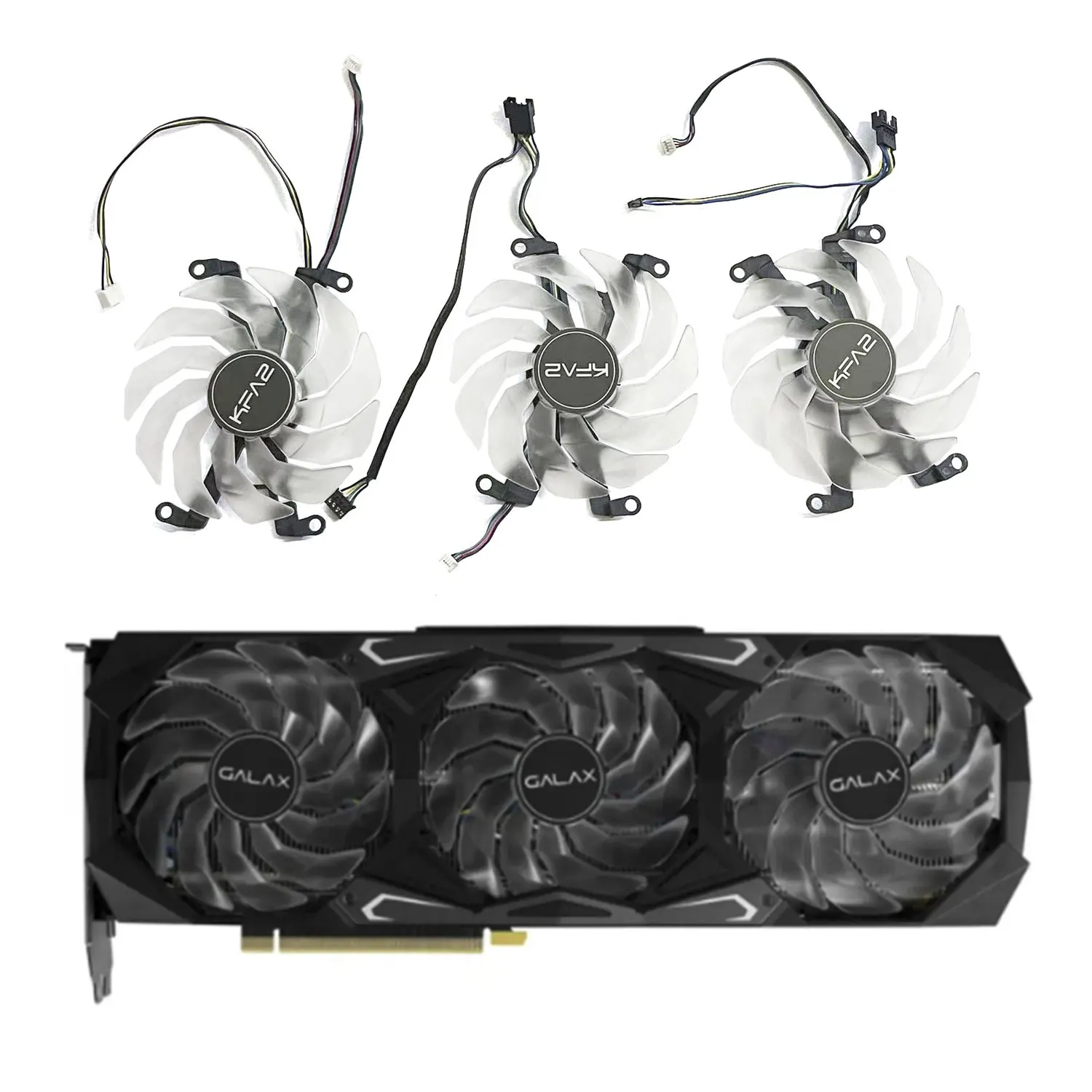Ventola Originale Nuova Di Zecca 89Mm 4Pin Rtx 3090 3080 3080Ti Gpu Per Ventola Di Ricambio Per Scheda Grafica Galax Rtx 3080 Ti 3080 3090 Sg