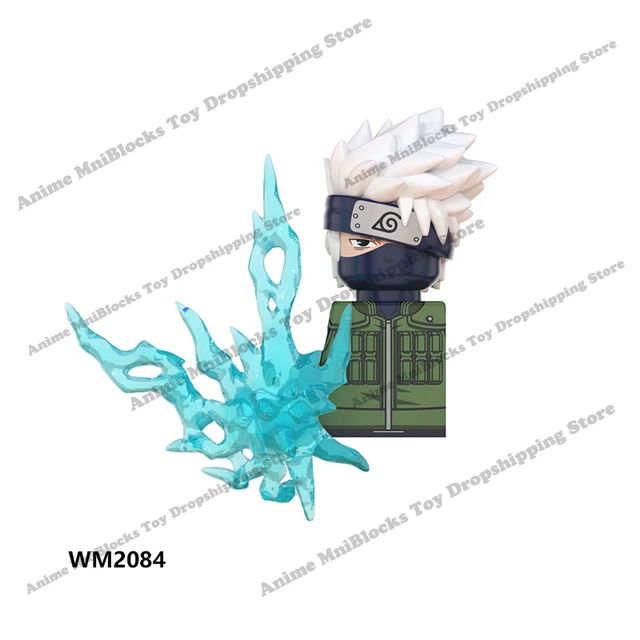 WM6105 WM6106 WM6107 WM6108 Naruto blocks Building Blocks Anime cartoon mini bricks action toy figures Naruto Bricks kids Gifts Blue
