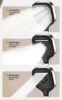 New 12CM Big Panel High Pressure Shower Head Turbo Replete for Shower 3 Molds Knobs Saving Shower Head Bathroom Accessories 3
