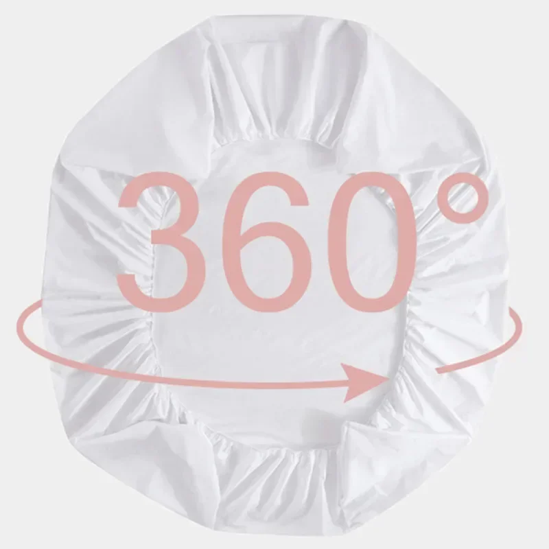100% Waterproof Elastic Fitted Sheet Elastic Bands For Mattress Cover King Size 200*220 Bed Cover Bedding 4
