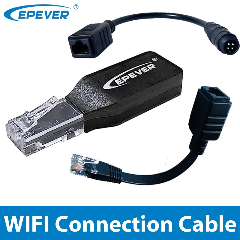 Cabo de Conexão Epever-wi-fi para Tracer bp Tracer an 50100a Mppt Controlador de Carga Solar com Wifi2.4g Opcional