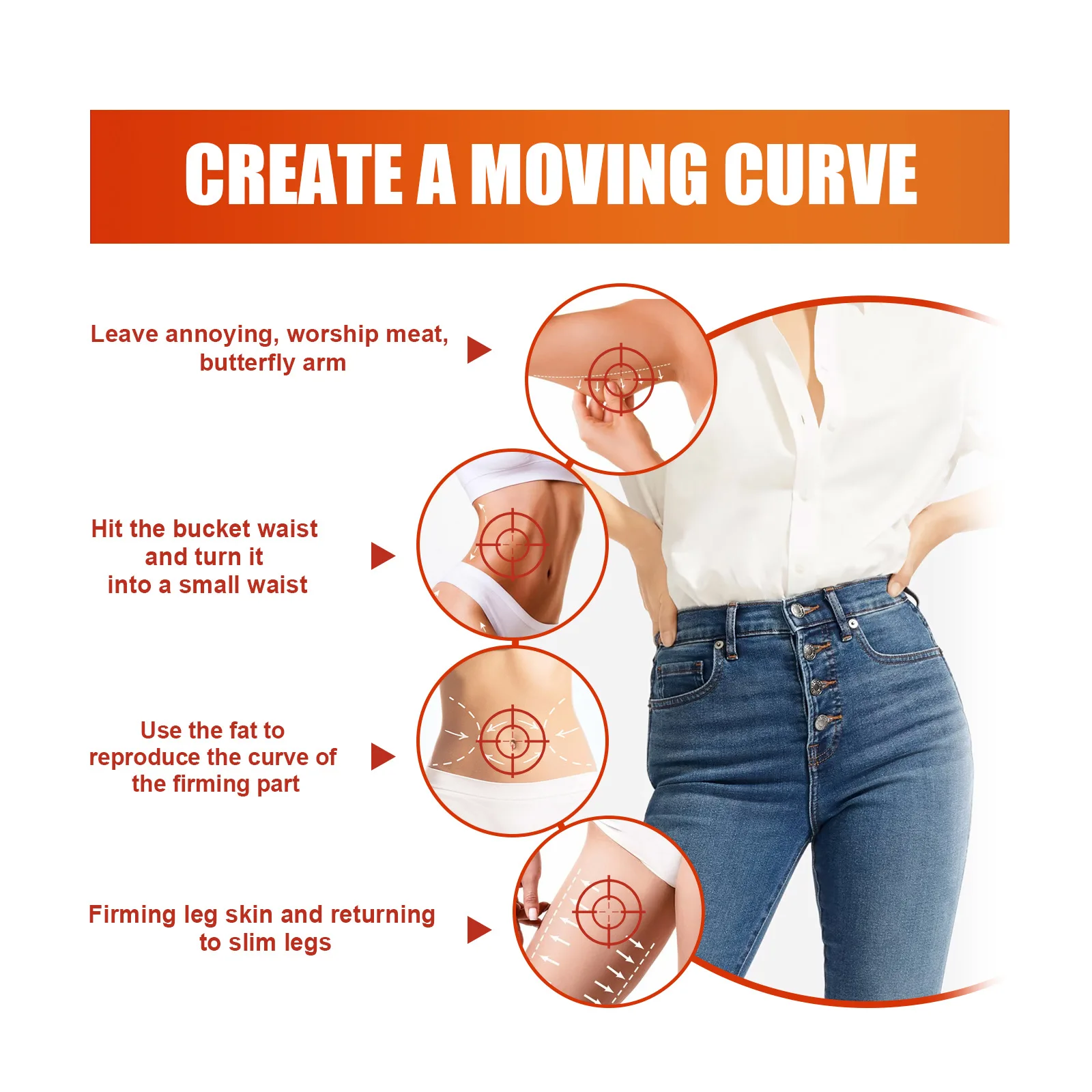 Slimming Gel Fat Burning Cream Body Sculpting Metabolism Sexy Body Shaping Weight Loss Tighten skin elasticity Hot Sweat Cream 4