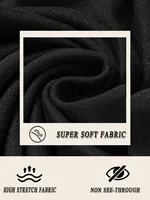 2 Pack Plus Size Women's Super Soft High Waisted Flare Pants, Leggings Tummy Control Soft Bootleg Bell Bottoms Running - Image 5