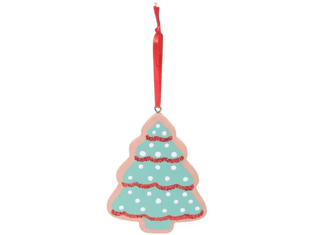 Ornements d'arbre de Noël enrichis en pain d'épice