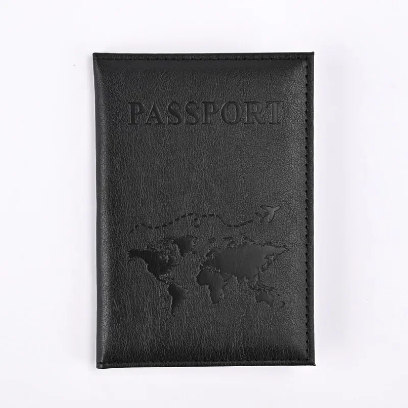 Airplane Passport Cover  Women Men Travel Passport Case Leather Pink Cute Passport Wallet Purse Girl PassportHolder