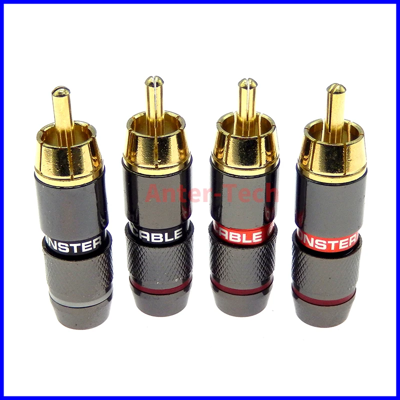 Audiokabel Cinch Stecker Reines Kupfer RCA Audio Kabel Vergoldet – Cinch- Stecker Für Hi-Fi & Heimkino HiFi Verbindungskabel