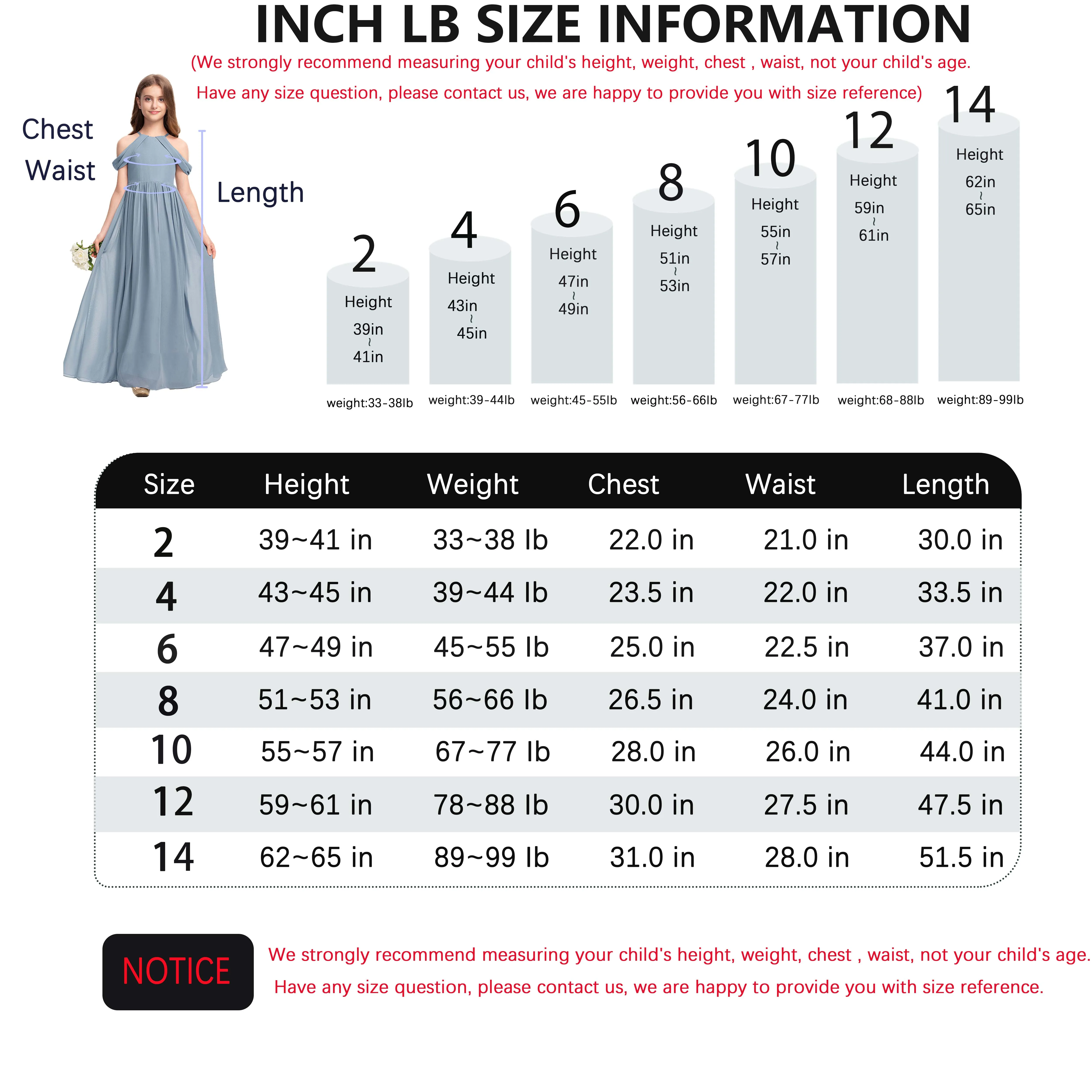 YZYmanualroom Junior Bridesmaid Dress Flower Girl Dress A-line Halter Floor-Length Chiffon 2-15T