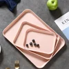 1Pc Rectangular Serving Tray Anti Slip Scratch Resistant Smooth Tray Plate Food Plate For Kitchen Home Decoration Accessories 2