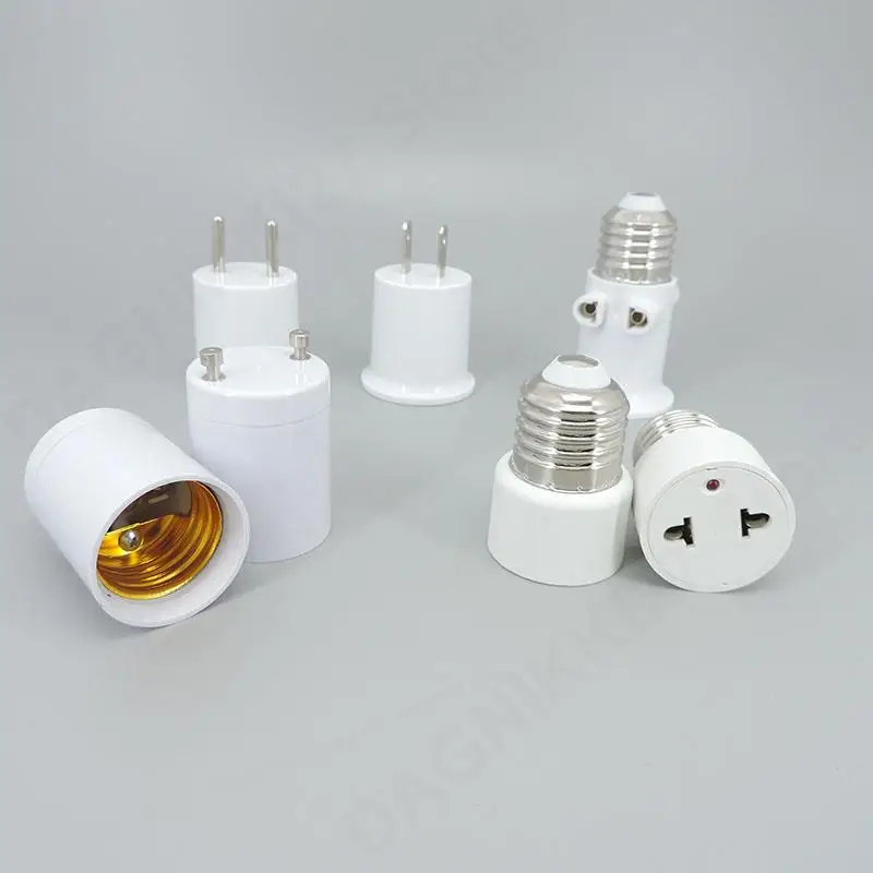 AC E26 E27 to GU24 Power Plug Screw Lamp Holder Light Base Socket Adapter Converter, lamp bulb holder,lamp holder,lamp base,lamp socket adapter,socket converter
