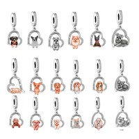 Fit Original Pan Charms Bracelet Authentic 925 Sterling Silver Yorkshire Dog Bead For Making Women Loyal Friend Berloque 2024 1