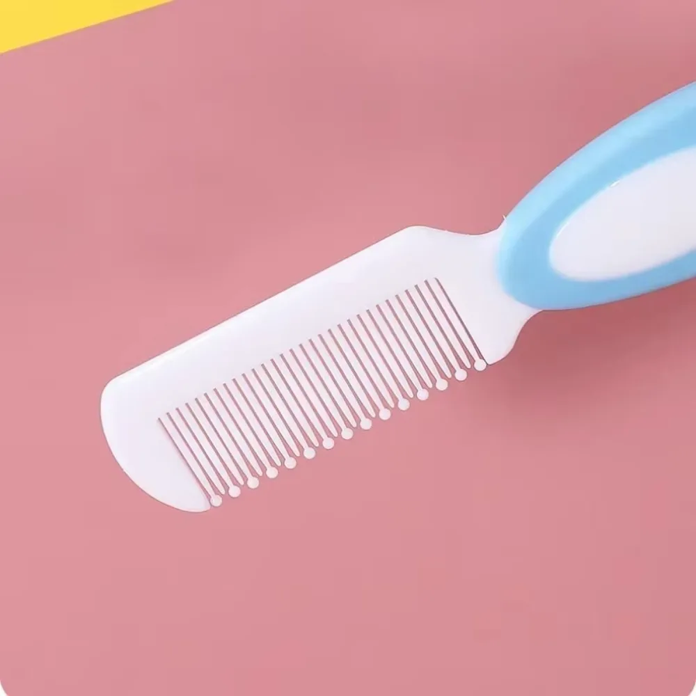 2Pcs/set Baby Untangling Hairbrush Comb Portable Newborn Infant Anti-screw Hair Edge Brush Scalp Massager for Kids Supplies