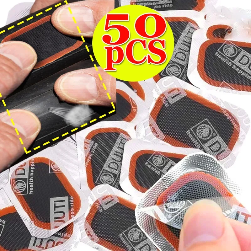 Bike Tyre Patch Repair Tool Bicycle Inner Tube Rubber Repair Patch for Mountain Road Bike Quick Repairing Tyre Protection Patche