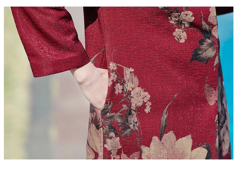 Outono de Alta Coat para Mulher Cores Estampa Floral Trench Coat Feminino 2022 Manga Comprida Cabolsa Qualidade Único Breasted 2 14 Computers & Electronics
