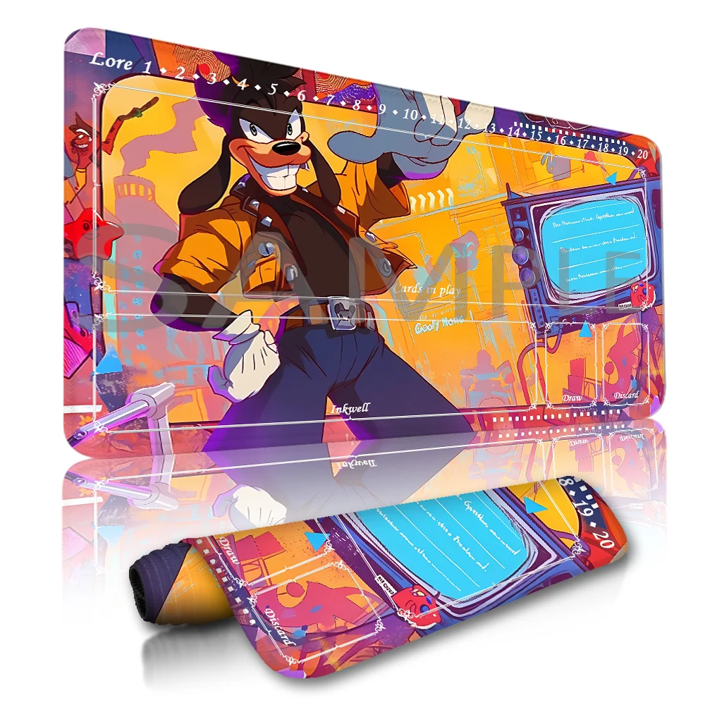 

Lorcana Playmat Free Storage Bag Size 24X14IN Trading Card Game Protective Mats Scratch-Resistant Durable 29