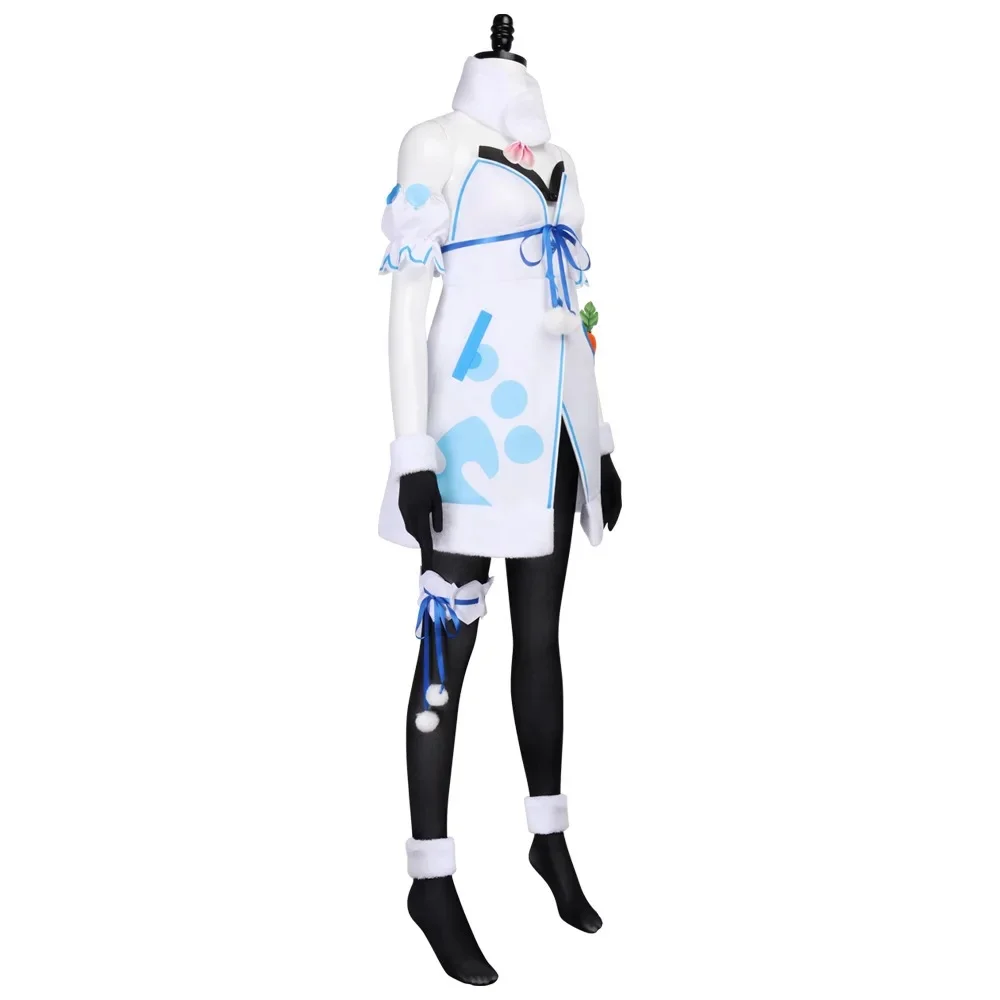 VTuber: Hololive Usada Pekora | Bunny Girl Cosplay Costume 31 Hololive Pekora Bunny Girl Cosplay Costume for Women (Unofficial)