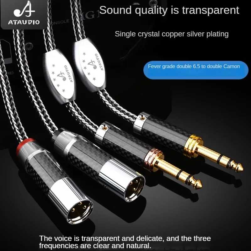 

Усилитель мощности HIFI с посеребренным покрытием 0,5-5 м, 6,5 мм до 2XLR OCC