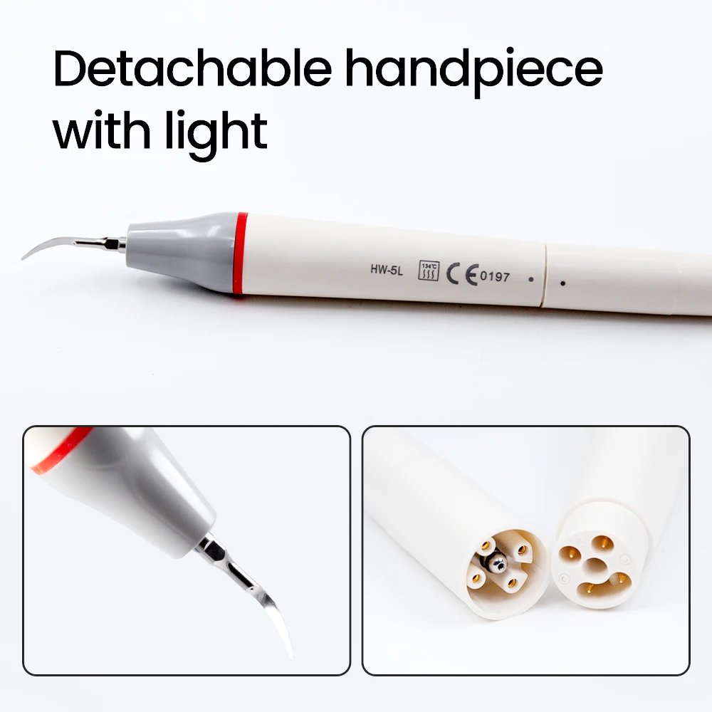 

UDS-E LED Precision Ultrasonic Scaler: Easy Detach Handpiece with Light, Auto Hydration, Perfect for Scaling, Perio, Endo Care