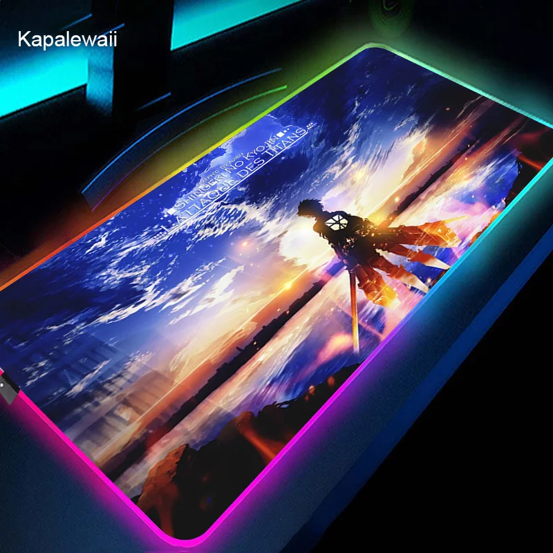 

Rgb Mouse Pad Xxl Anime Cute Laptop Mat 100x50 Gaming Mousepad Backlit Keyboard Mat Gamer Girl Table Pads Deskpad Mausepad Rugs