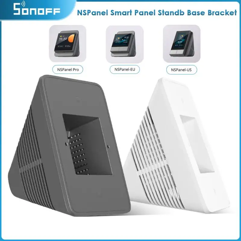 Sonoff Smart Panel Staffa Per Nspanel Pro & Nspanel Eu & Nspanel Us Desk Enclosure Stand Supporto Per Controller Desktop Nero/Bianco
