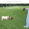 Pet Traction Rope Belt Double Pet Supplies for 2 Dogs Walking Retractable Rotation Pet Rope Dual Dog Rope Leash with Light 5