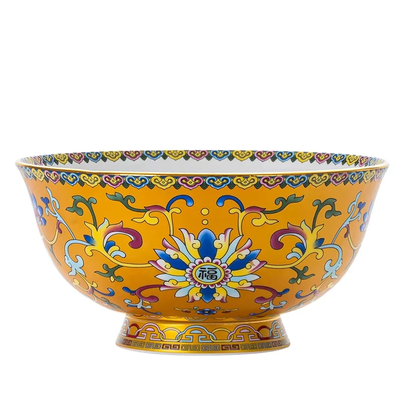 6-Inch ceramic noodle soup bowl set