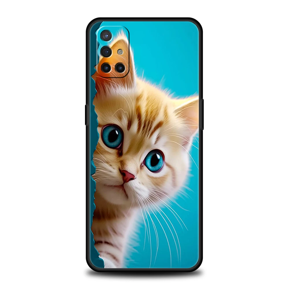 Adorable Cat Silicone Phone Case - Durable TPU Cover