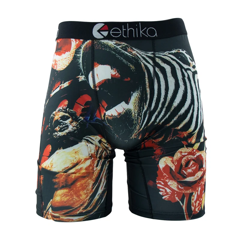 Men Underwear Boxers Printed  Male Panties Lingerie Men Underpants Boxershorts Trunks Plus Size Breathable Seamless Men's Boxers