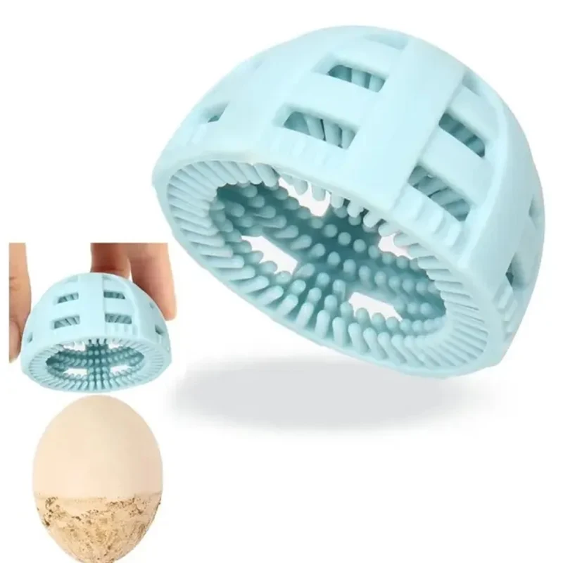 

Silicone Egg Cleaning Flexible Egg Cleaner Brush Tools Multifunctional Egg Scrubber Easy Clean Safe Durable Kitchen Accessories