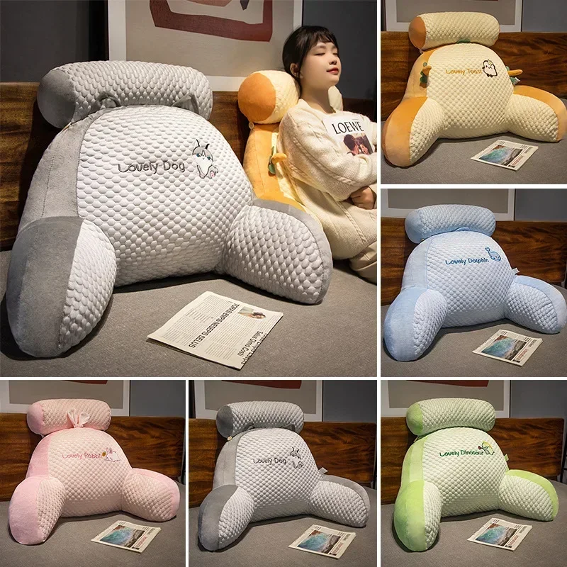 70cm Lounge Chaise Backrest Cushion for Bed Headboard Sun Lounger Chair Pillow with Headrest for Reading Winter Home Products 5