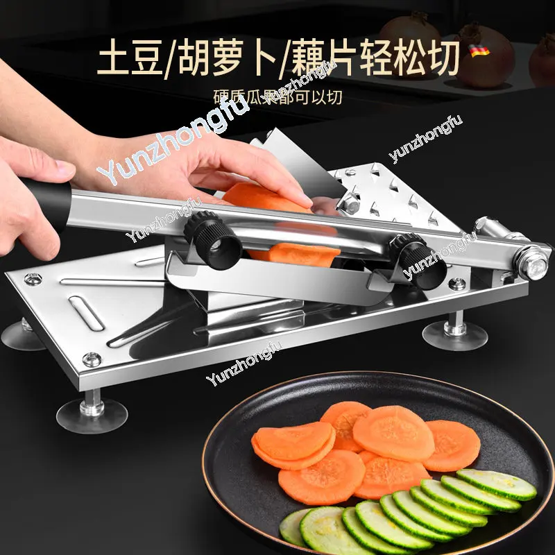 Garde ROTOKIT 1/8 to 1/2 Adjustable Fruit / Vegetable Rotary Slicer with  Portable Mounting Base