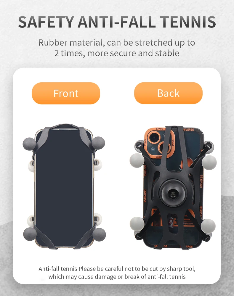 VIN mounts X-Grip Tether safety anti-slip rubber for phone mounts or tablet mounts compatible with ram mounts 6