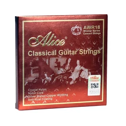 ALICE classical string AWR18-N/H set guitar nylon string acoustic guitar strings standard / high tension silver plated string
