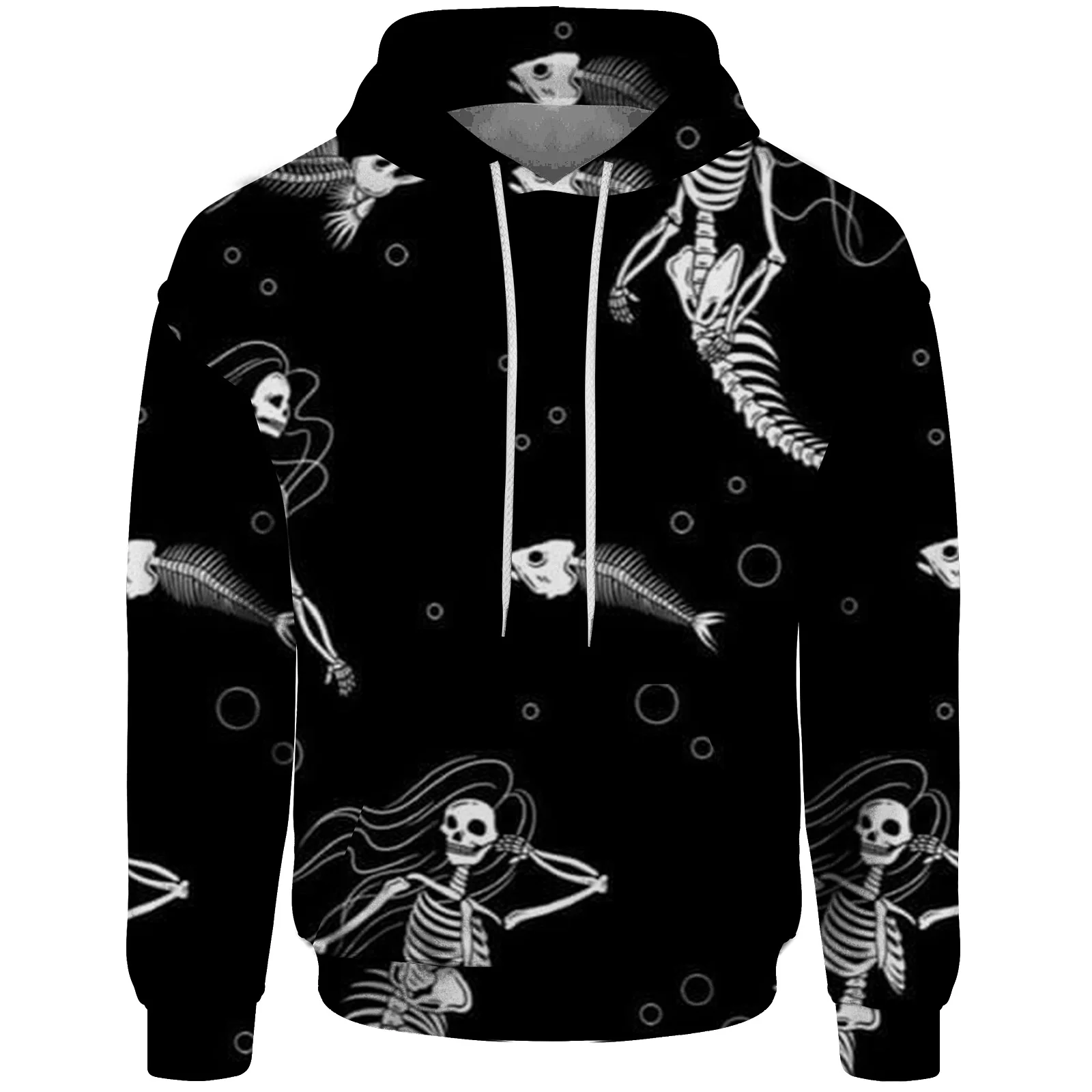 thumbnail image 1 of Sudadera con estampado de fantasma de monstruo personalizada, ropa para hombre, sudaderas de moda modernas para hombres, camisa con capucha de movimiento cómoda, 1 of 5