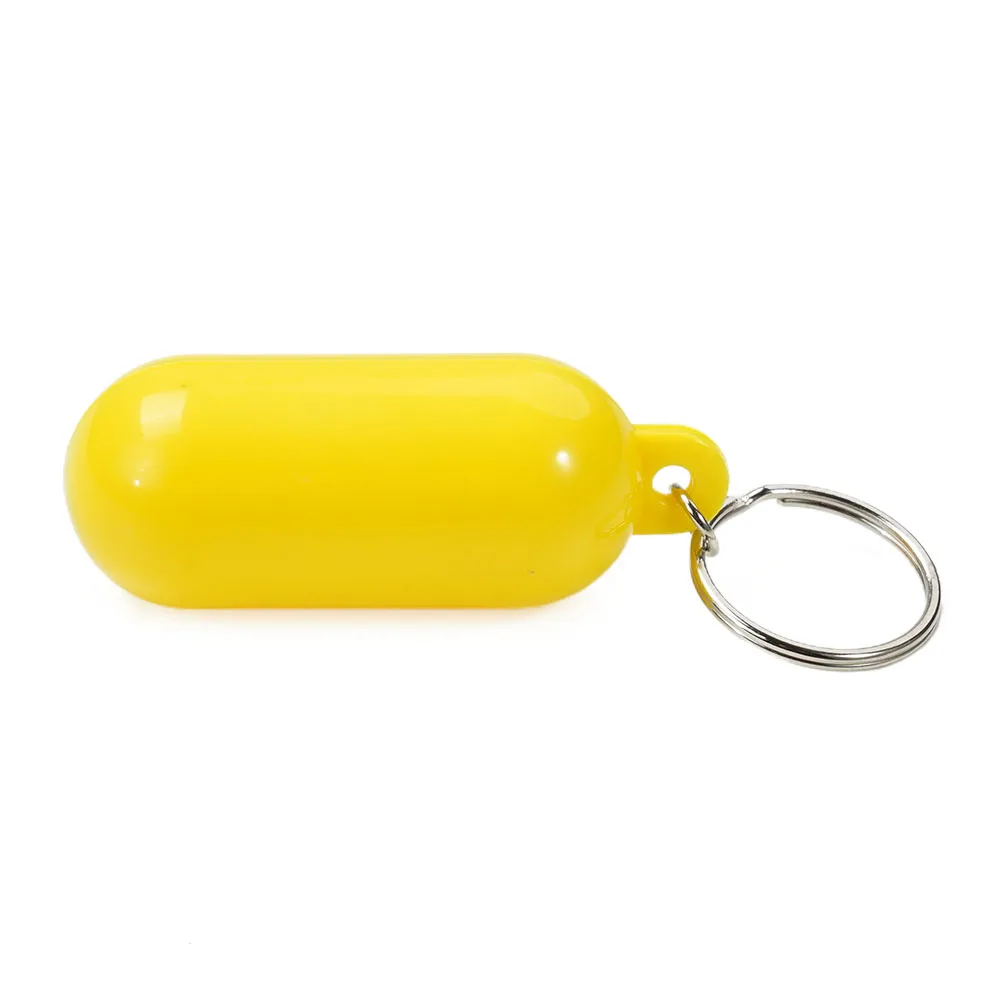 

Durable Practical Buoyant Key Ring Floating Keychain Safety 2pcs ABS Boating Float High Visibility Marine Water