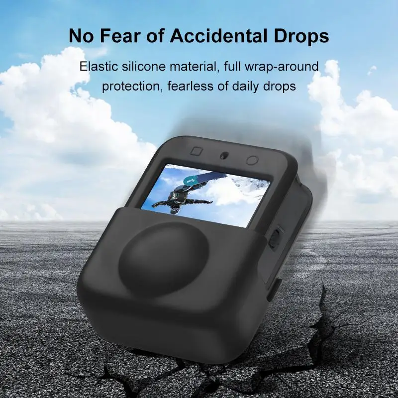 PULUZ for DJI Osmo 360 Silicone Body Protective Cover with Lens Cover