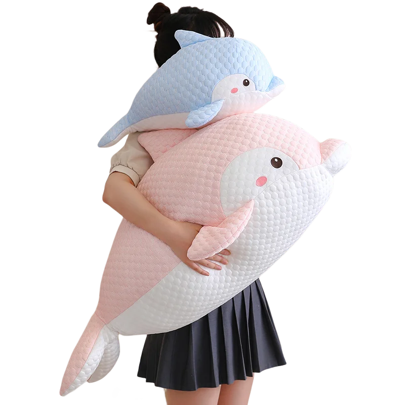 

Шапочка плюшевая тканевая многоцветная кукла-Дельфин супер мягкая набивная Подушка Плюшевые игрушки для девочек день рождения Домашний Декор Рождество