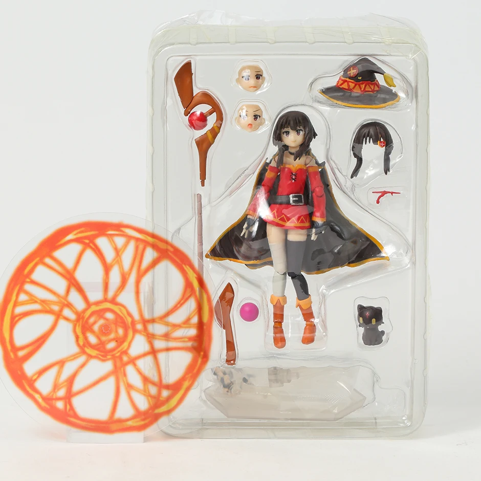 Kono Subarashii Sekai Ni Syukufuko Wo Megumin Figma 407 Mudança De Ação  Anime Articulado Figura - Escorrega o Preço