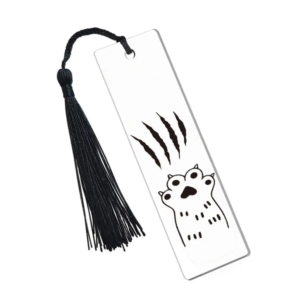 

3PCS Creative Cat Claw Acrylic Bookmark Book Page Holder Book Clip Inspirational Page Marker Thank Friends Gift Book Accessories
