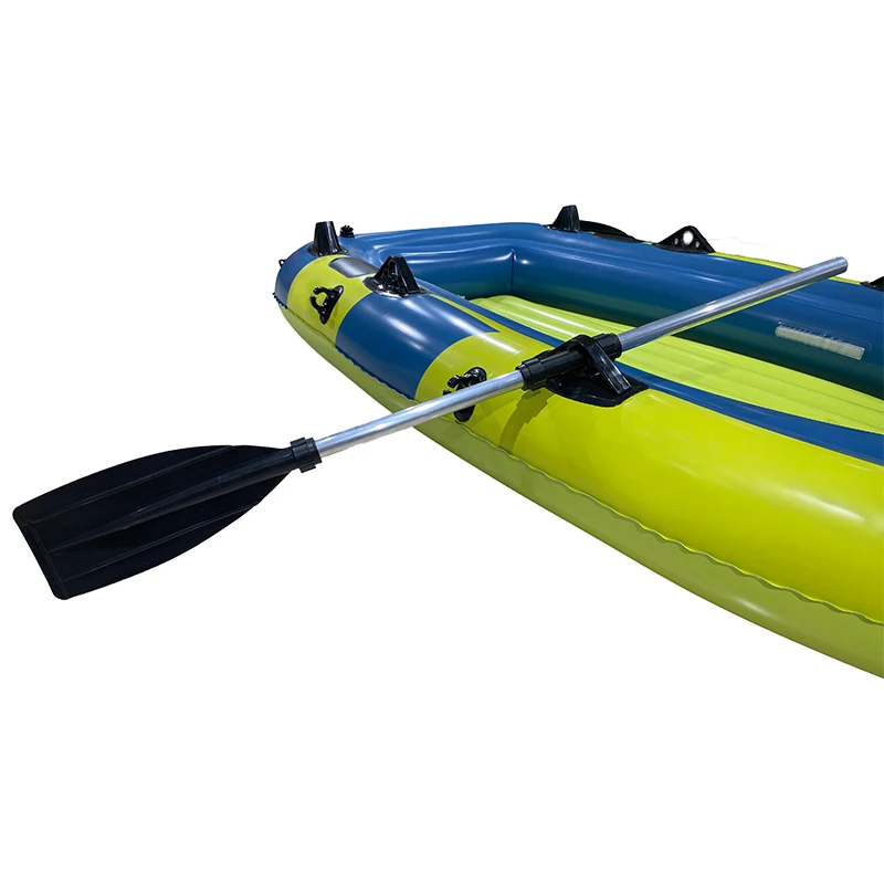 3m PVC outdoor folding dinghy inflatable air boat fishing rowing boat for 2 person