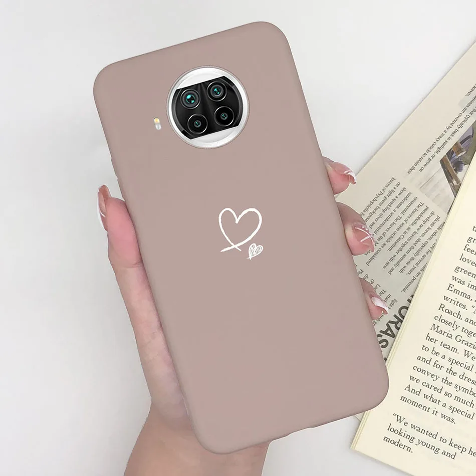 Stylish Painted Matte Silicone Soft Cover for Xiaomi Mi 10T Lite 5G
