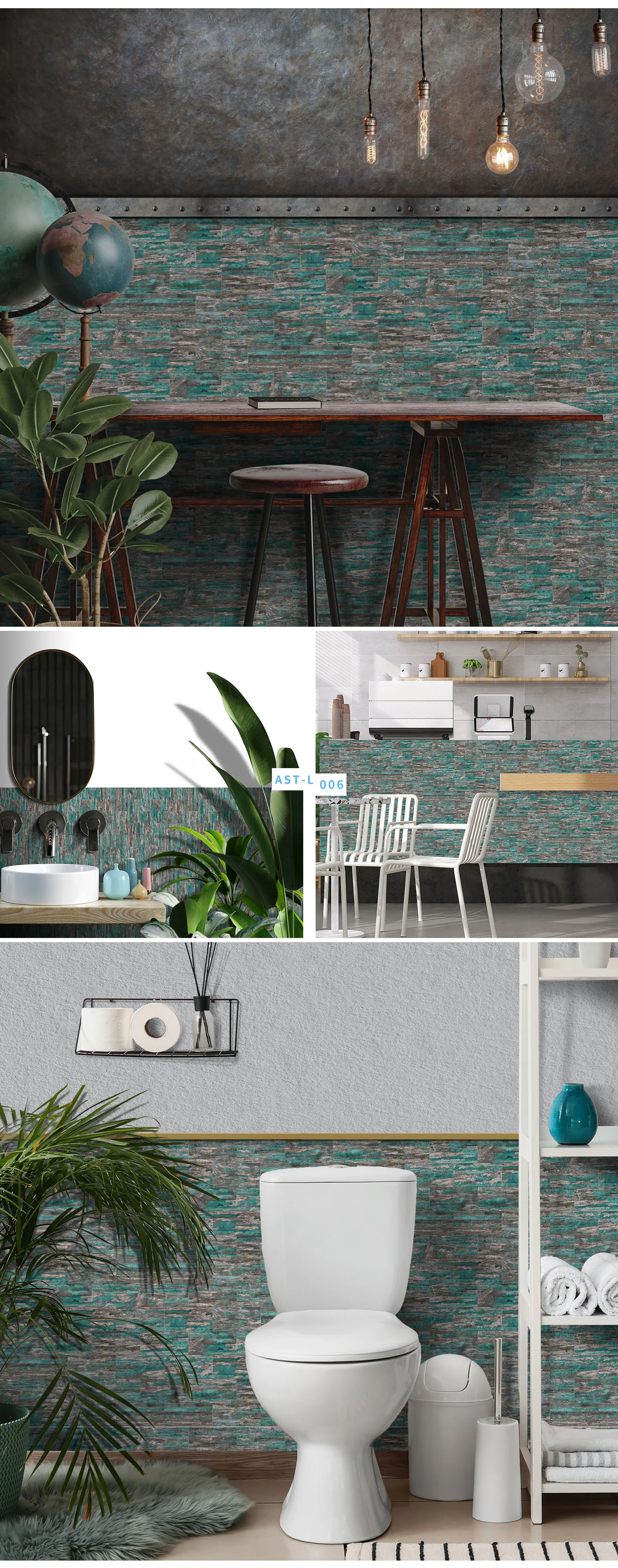 2-10 stücke selbst klebende Tapete wasserdichte Wanda uf kleber für Wände dickere Pe Schaum Aufkleber Küche Bad DIY Papel de Parede – Detail 17