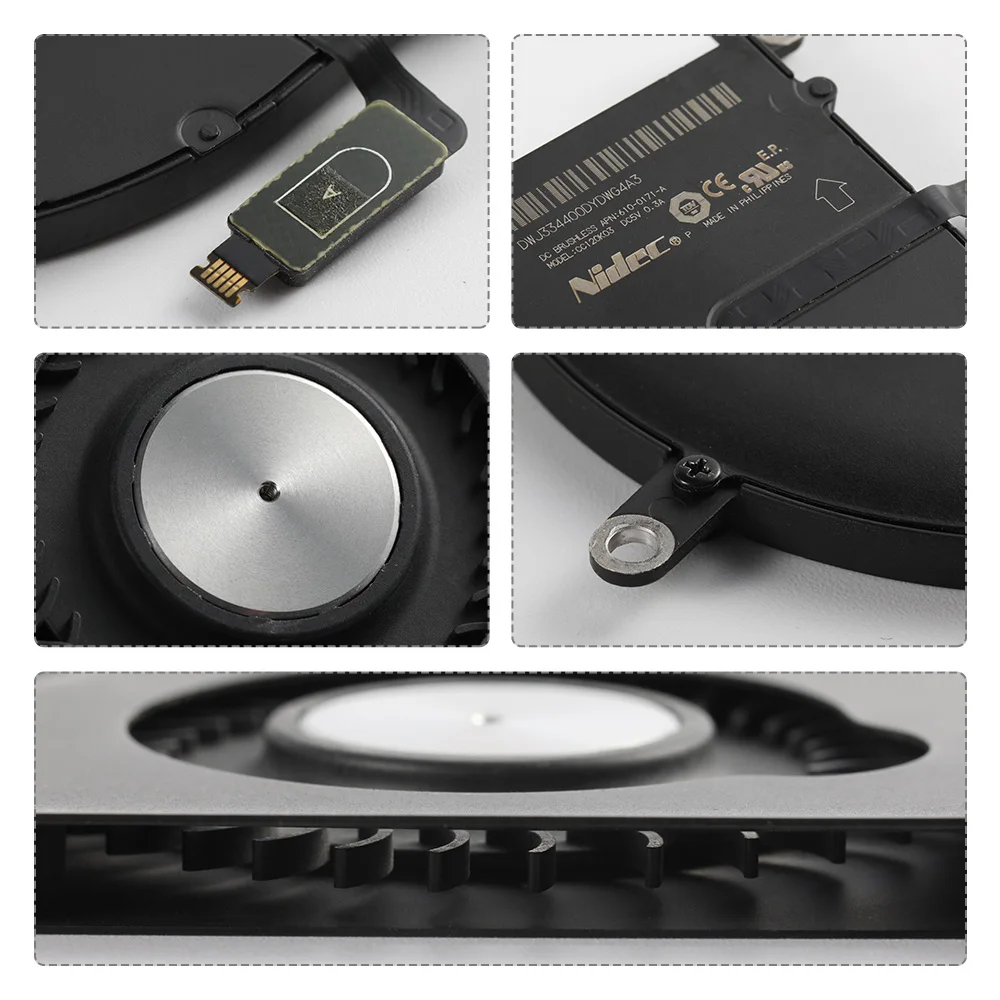 Best Laptop Cooler CPU Cooling Left And Right Fans For Macbook Pro Retina A1398 2013-2016 Years Repair Replacement Set