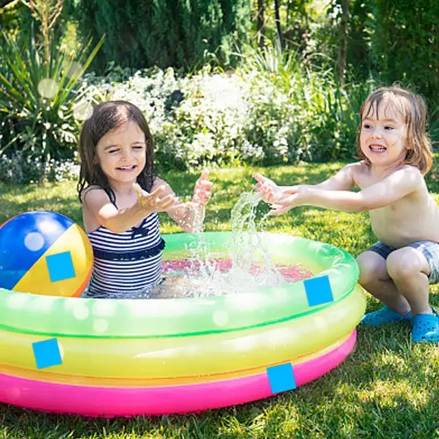 Gumi Javító Támogatás Úszómedence Javítás 50 Darab Négyzet Alakú Ön Adagoló Felfújható Úszómedence-Foltok Kajak Tutajokhoz - Image 4
