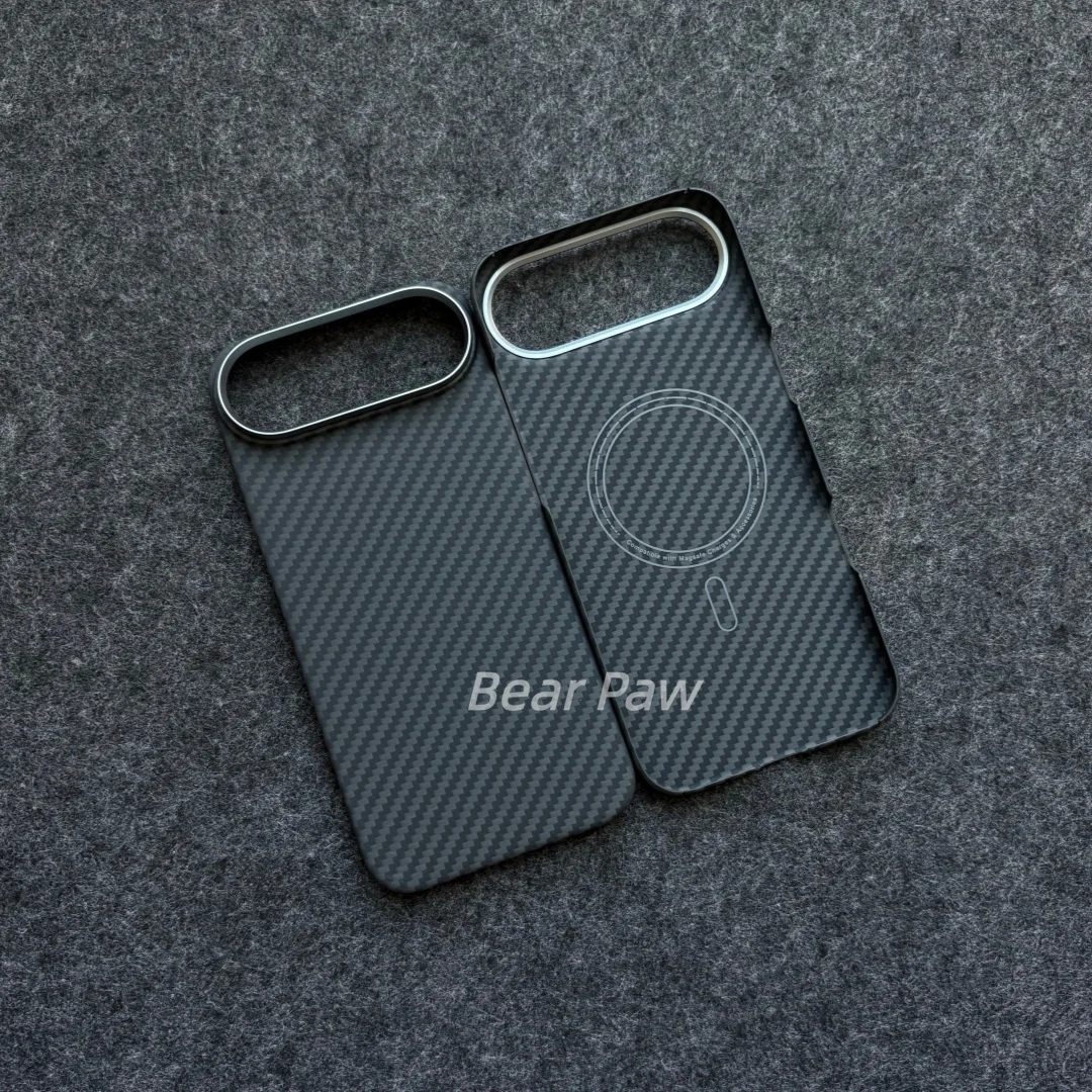 Ultra-Thin Carbon Fiber Magnetic Phone Case with Kevlar Aramid Fiber