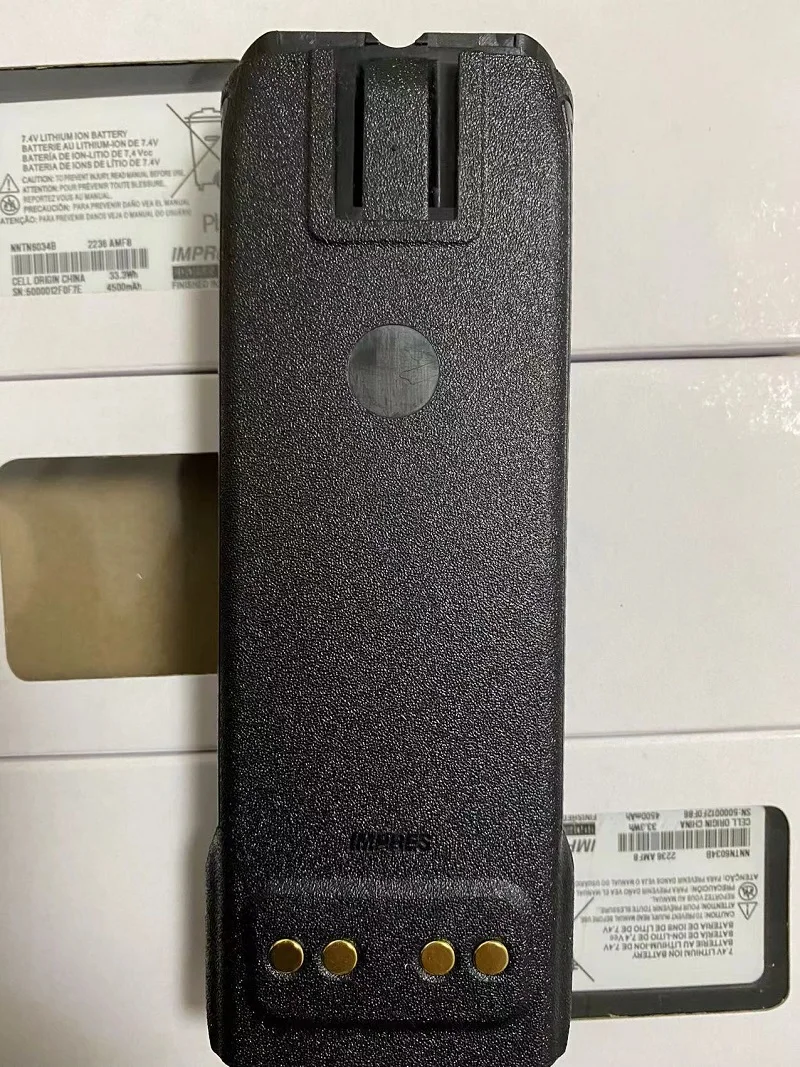 Applicable to Walkie Talkie Battery impres NNTN6034 NNTN6034B 4500mAh for TWO WAY Radio XTS3000 XTS5000 with IMPRES FUNCTION 6