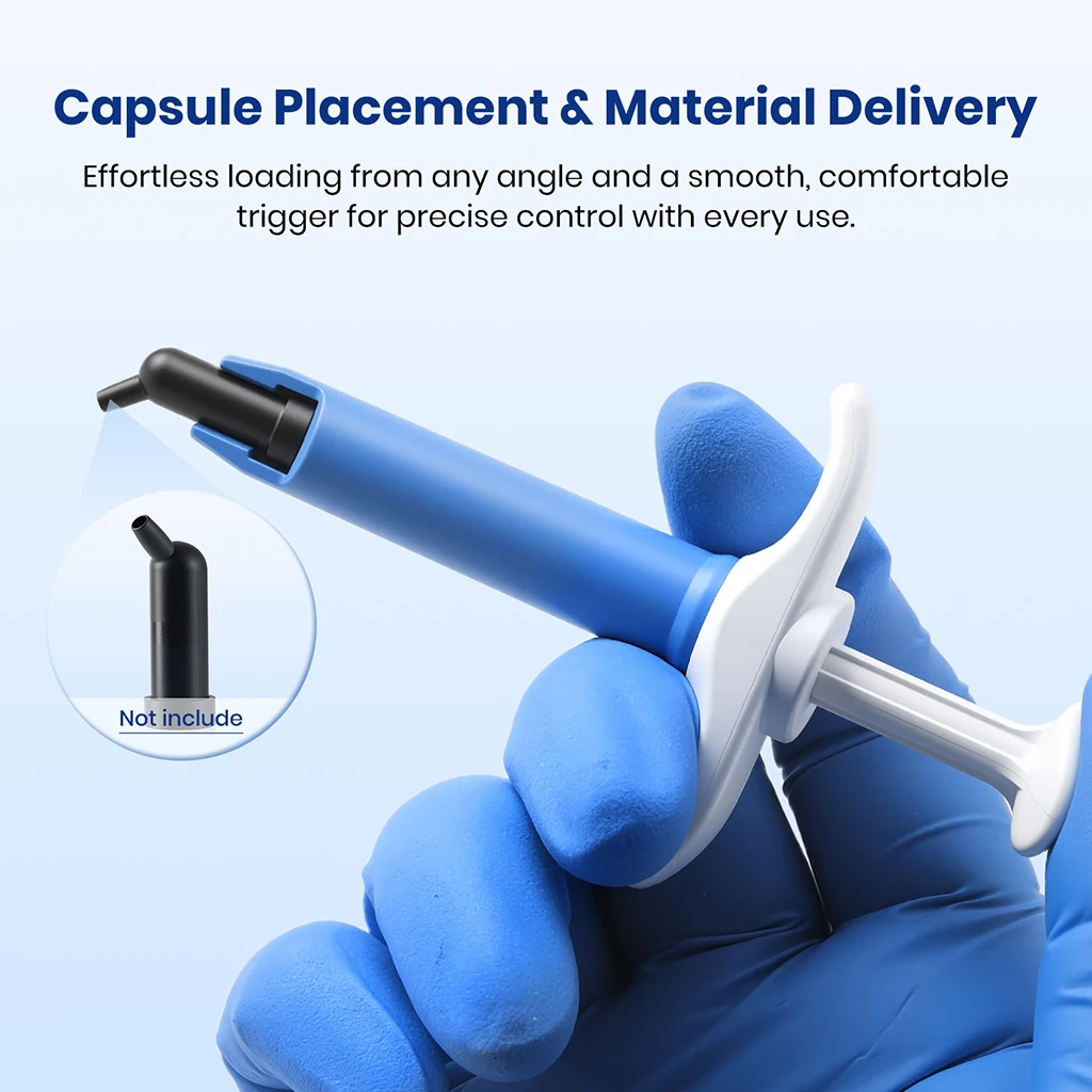 AZDENT Dental-Komposit-Applikator, Injektions-Typ, Applikator-Kapselröhrchen, Spritzen-Dispenser, Komposit-Harz-Schieber – Detail 6
