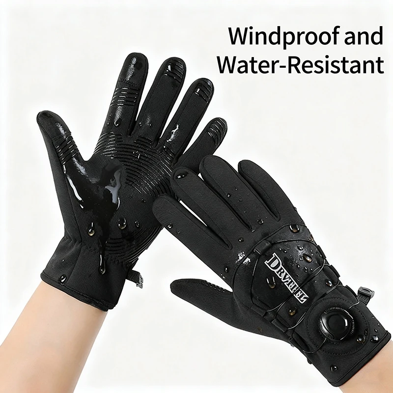 Unisex Winter Fishing Cycling Glove  Warm Touchscreen Gloves Skiing Snowboard Non slip Thermal Lining Mittens
